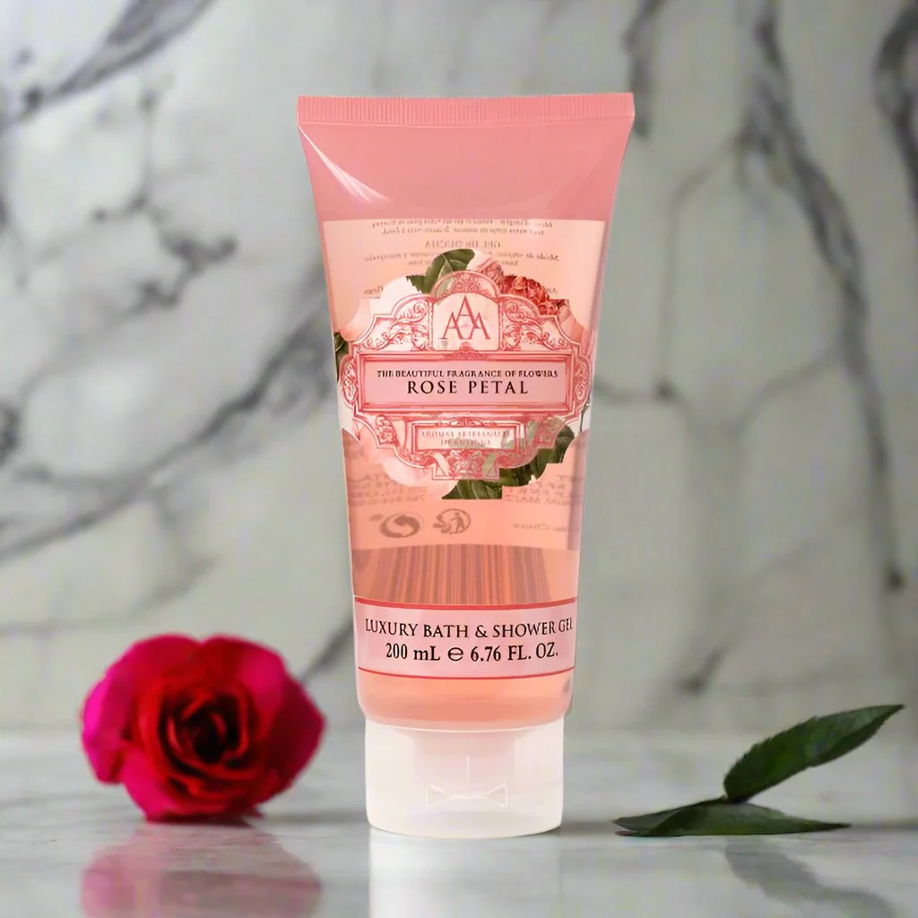 AAA Rose Petal Shower Gel 200ml - Image 2