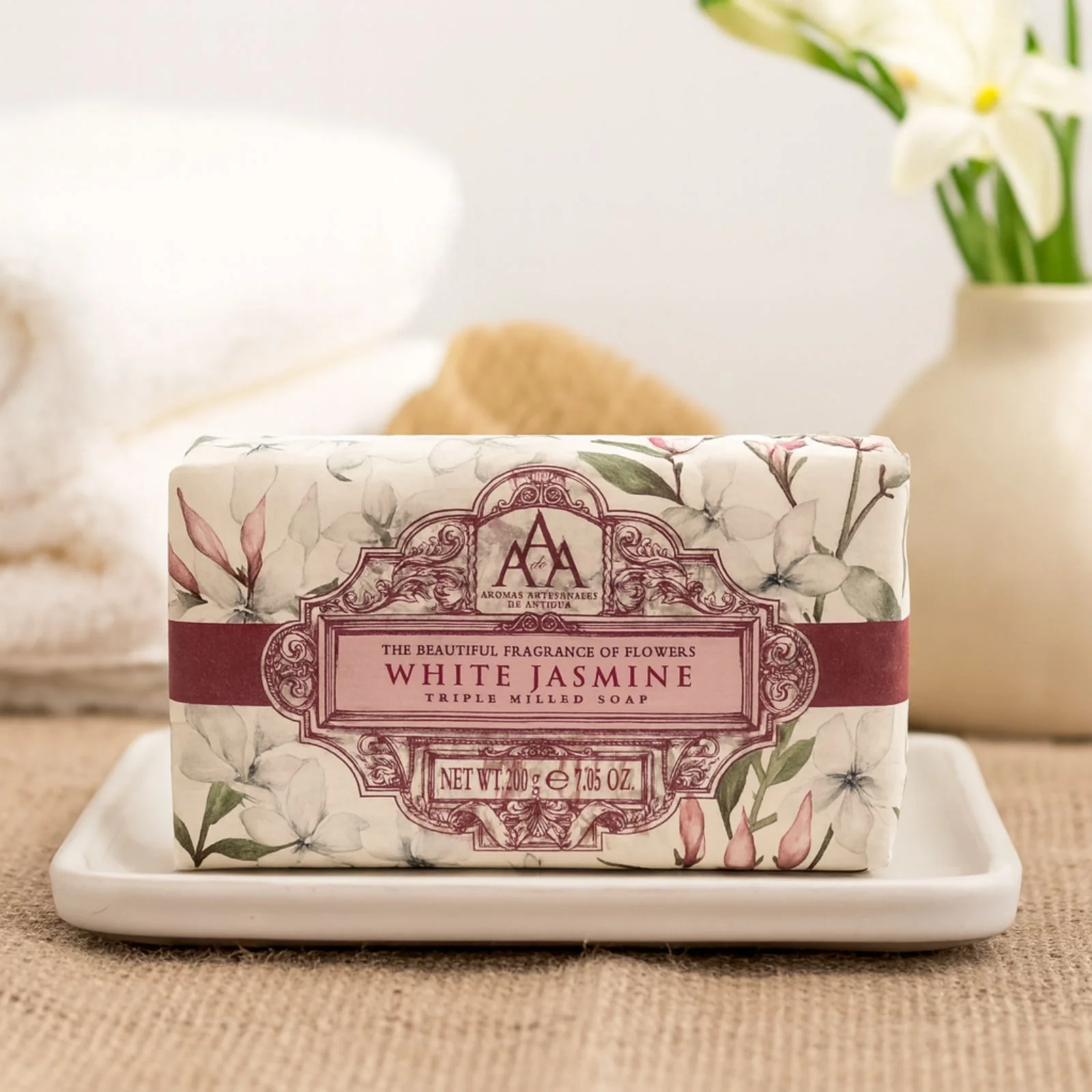 AAA White Jasmine Soap Bar 200g - Image 2