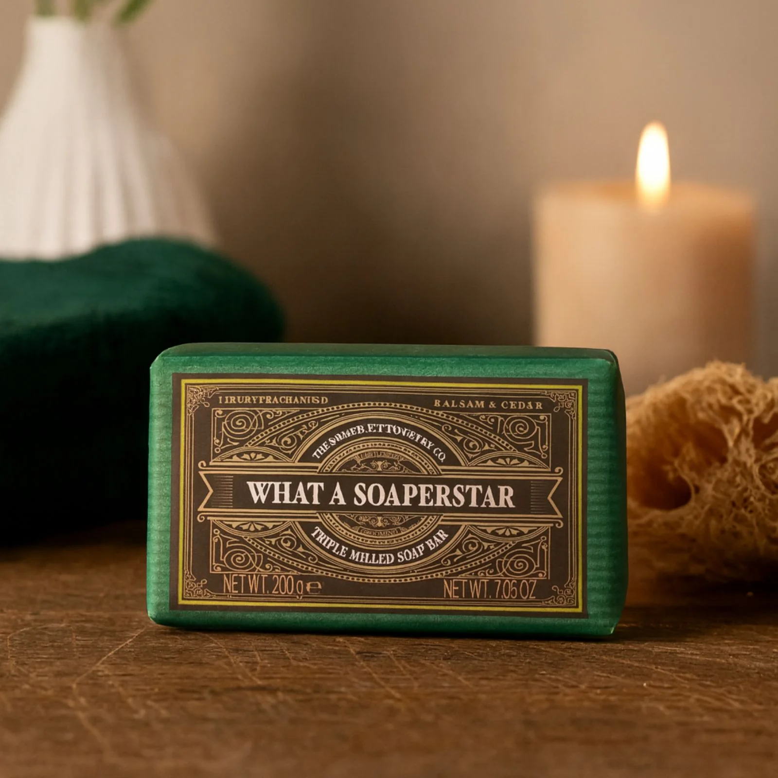 Distinguished Gentlemen Soap Balsam & Cedar 200g - Image 2