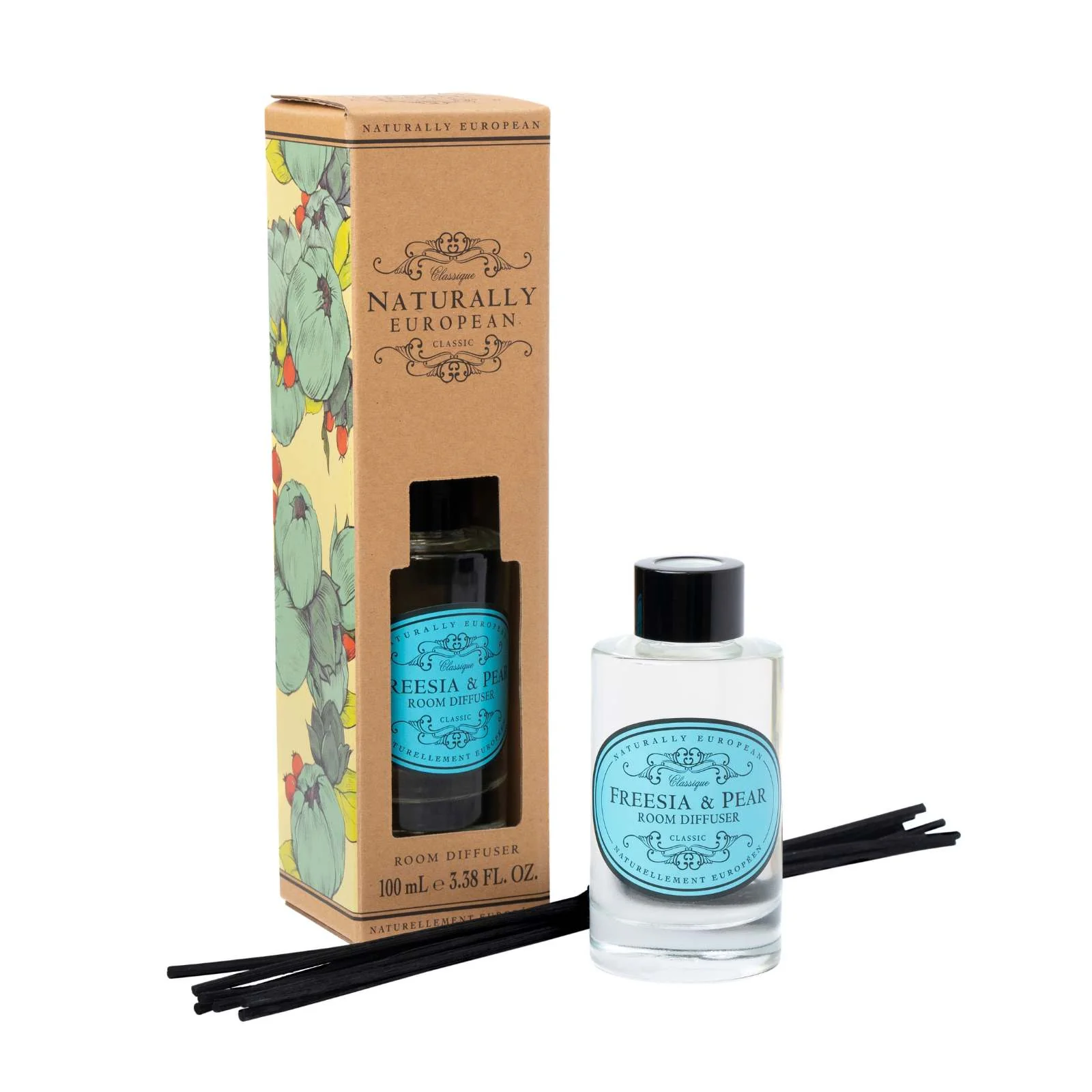 Naturally European Freesia & Pear Room Diffuser 100ml - Image 2