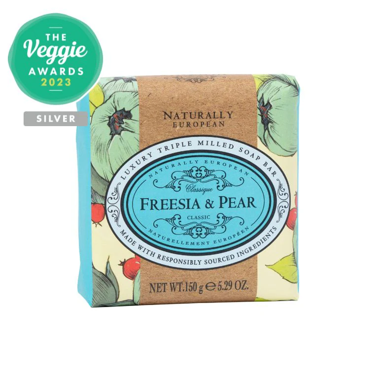 Naturally European Freesia & Pear Soap Bar 150g