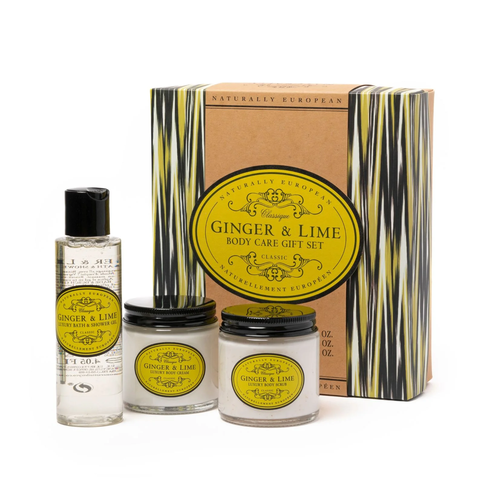 Naturally European Ginger and Lime Body Care Set