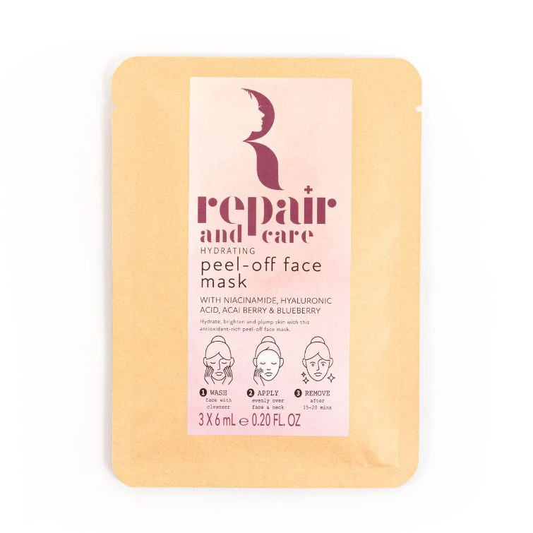 Repair and Care Peel Off Face Mask 3 x 6ml
