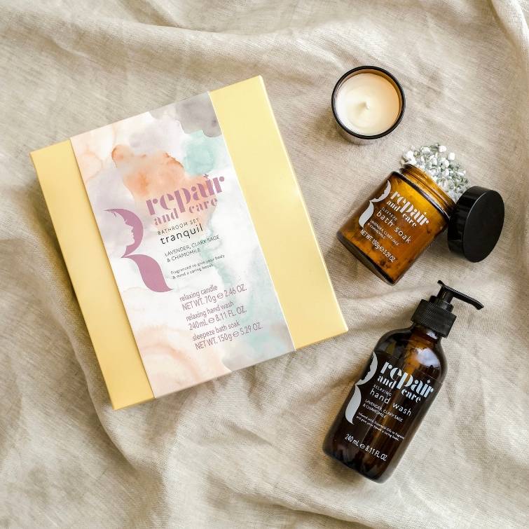 Repair and Care Tranquil Bathroom Gift Set - Image 2