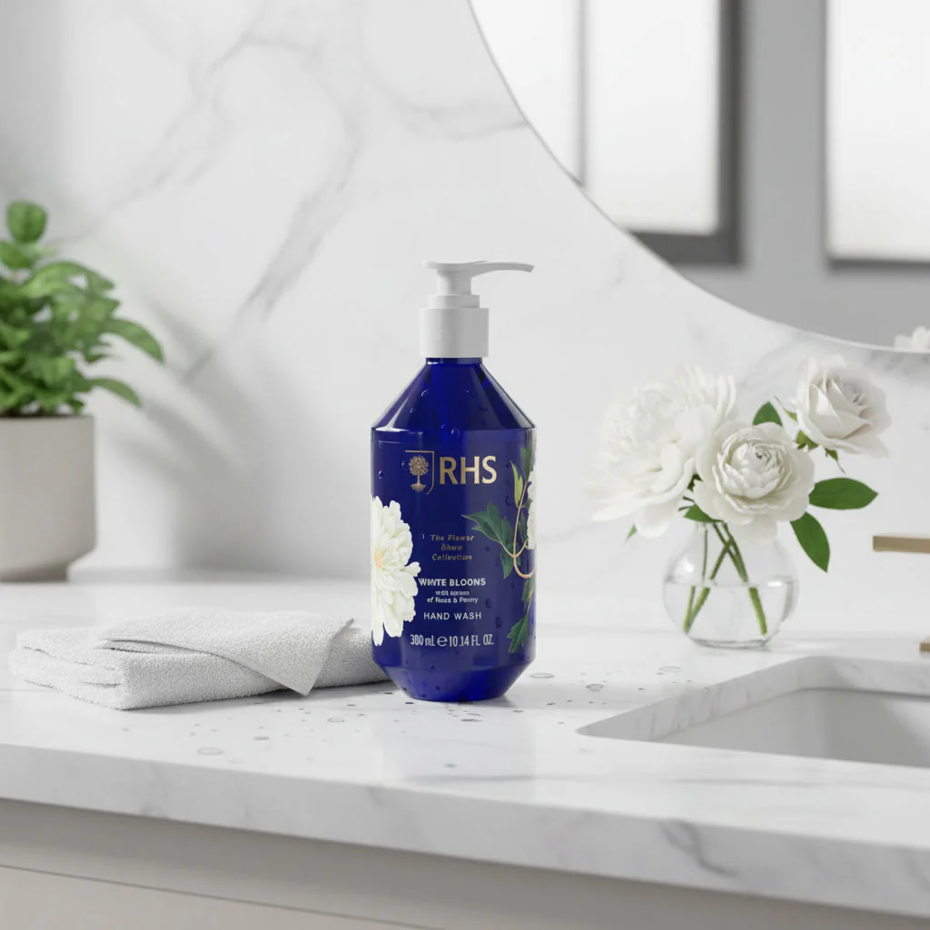 RHS Flower Show White Blooms Hand Wash 300ml - Image 2