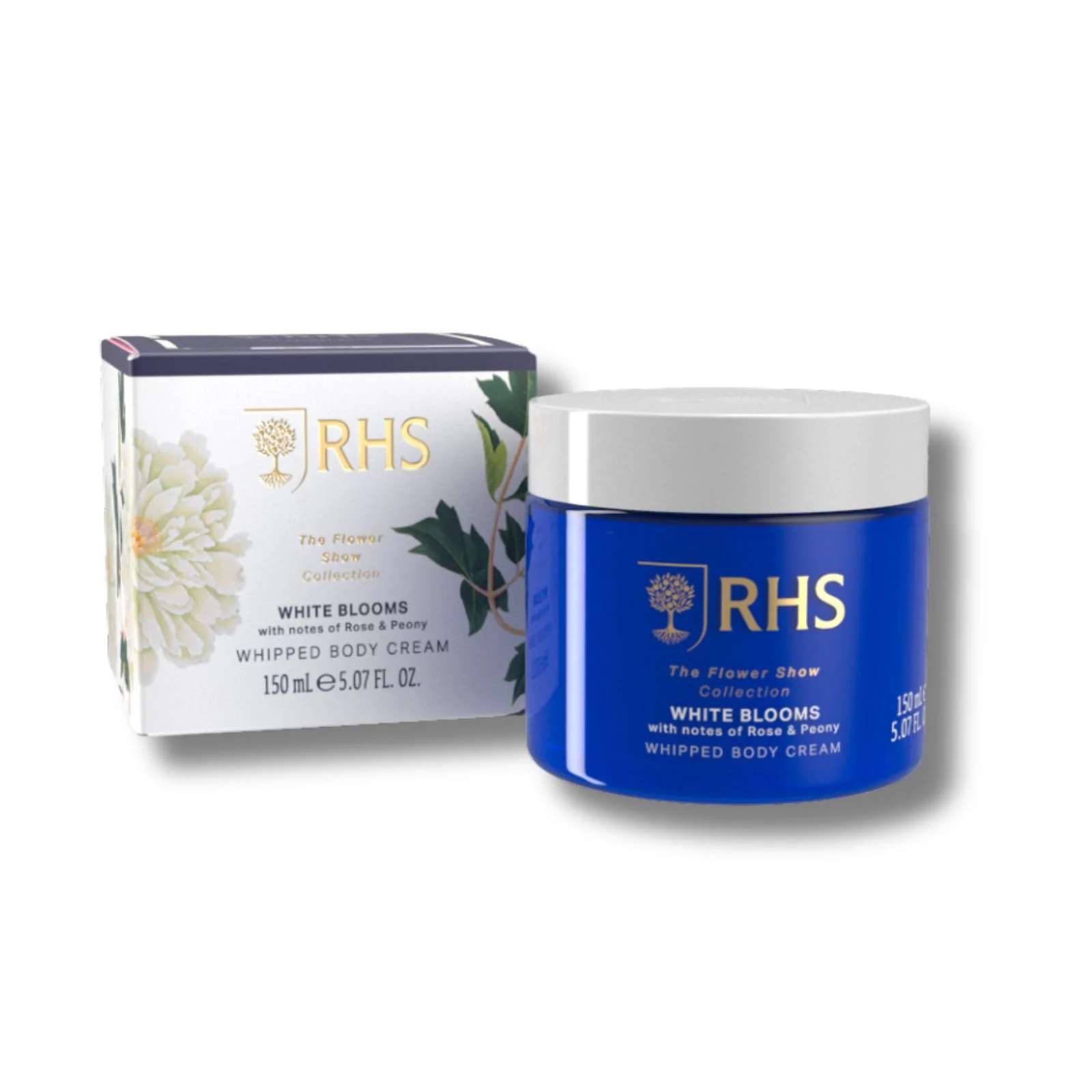 RHS Flower Show White Blooms Whipped Body Cream 150ml