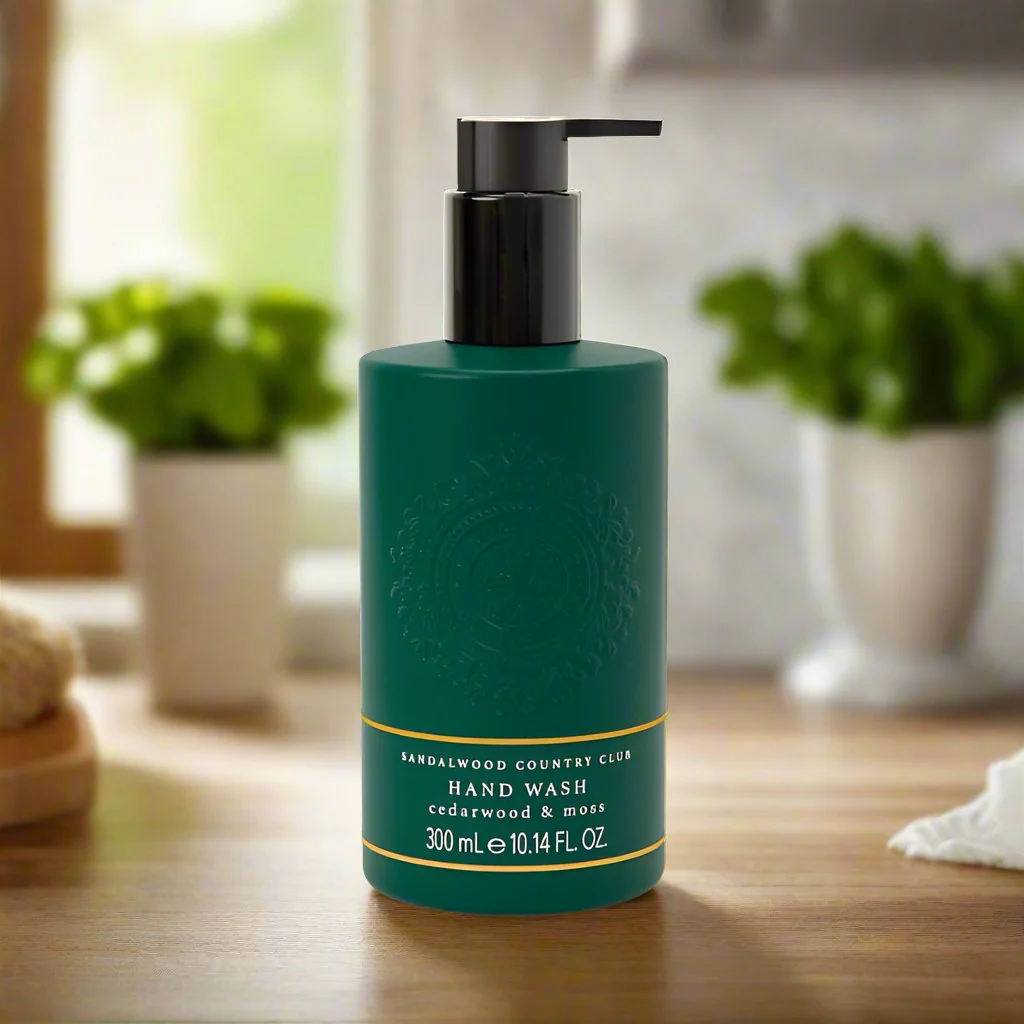 Sandalwood Country Club Cedarwood and Moss Hand Wash 300ml - Image 2
