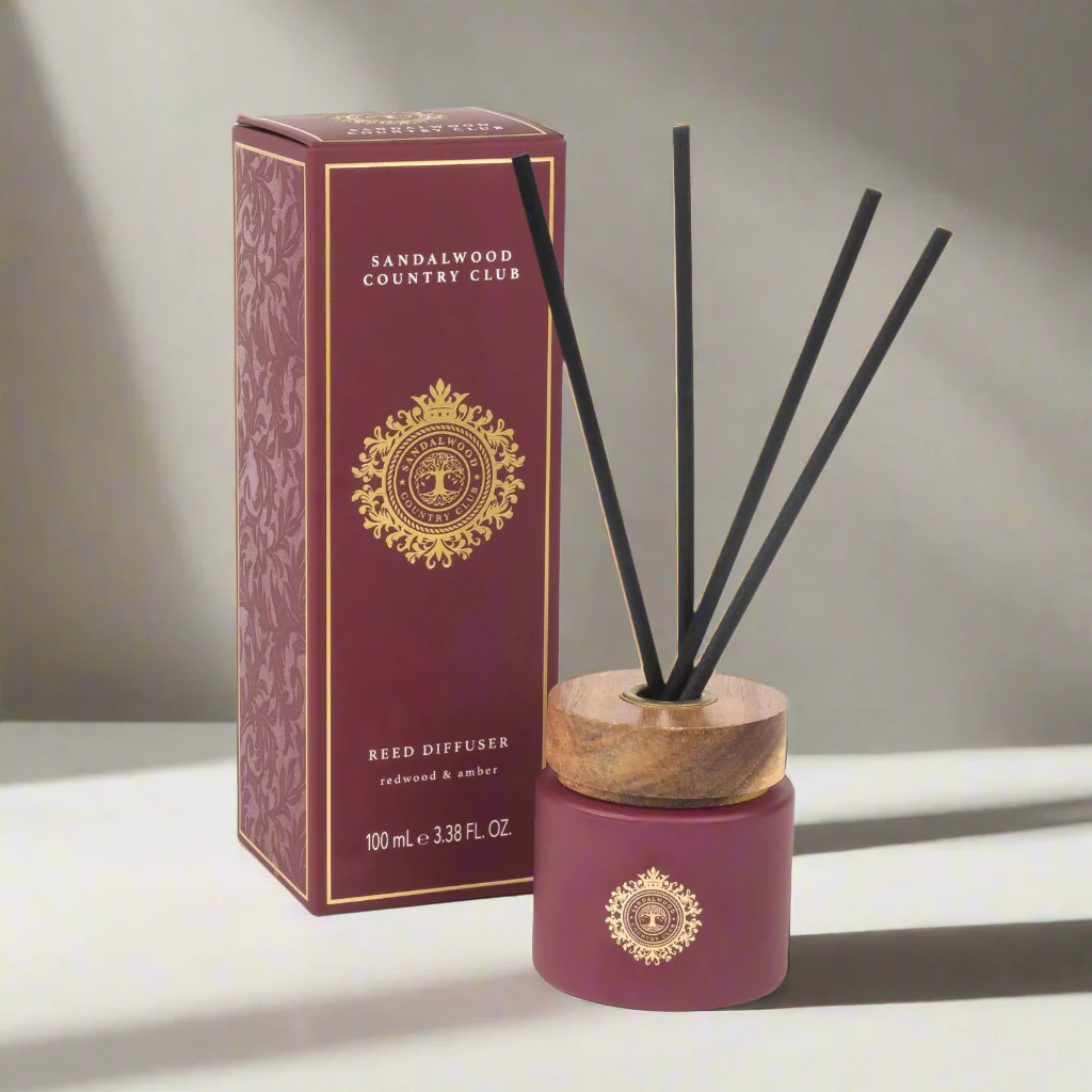 Sandalwood Country Club Redwood and Amber Diffuser 100ml - Image 2