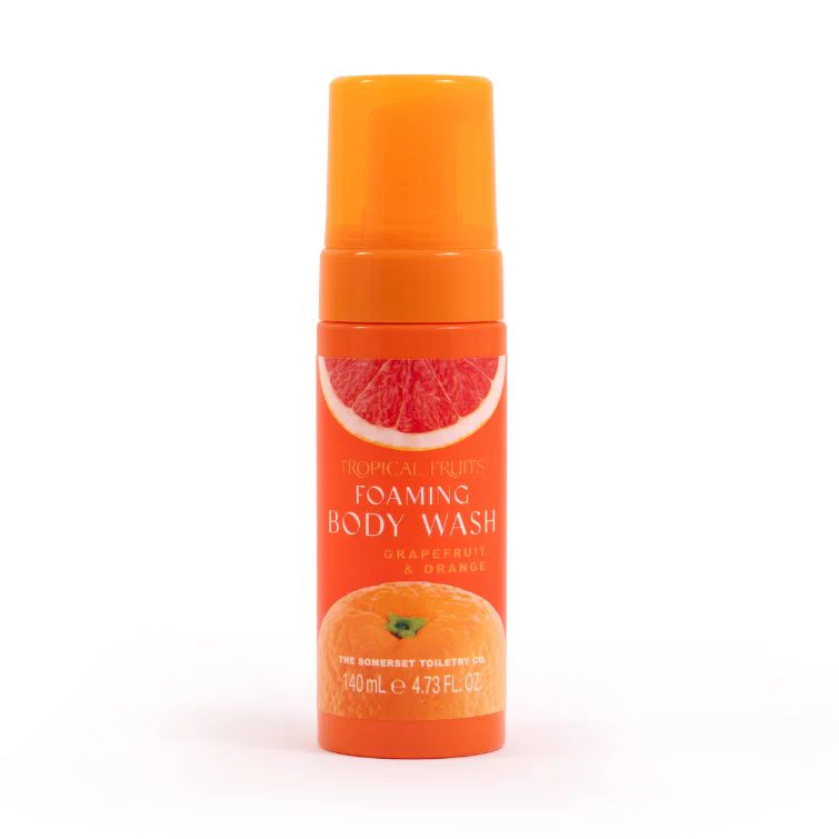 Tropical Fruits Orange and Grapefruit Foaming Body Wash 140ml