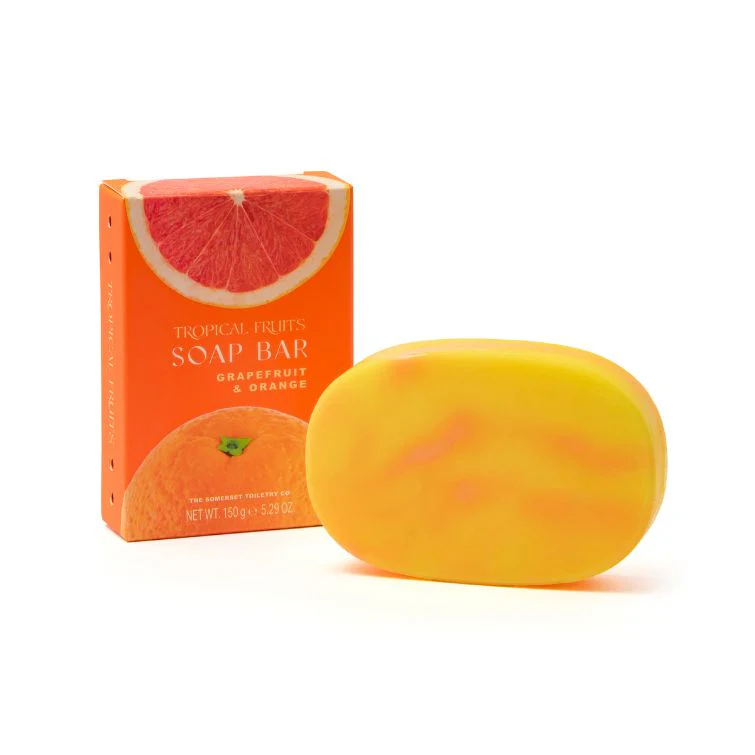 Tropical Fruits Orange and Grapefruit Soap Bar 150g